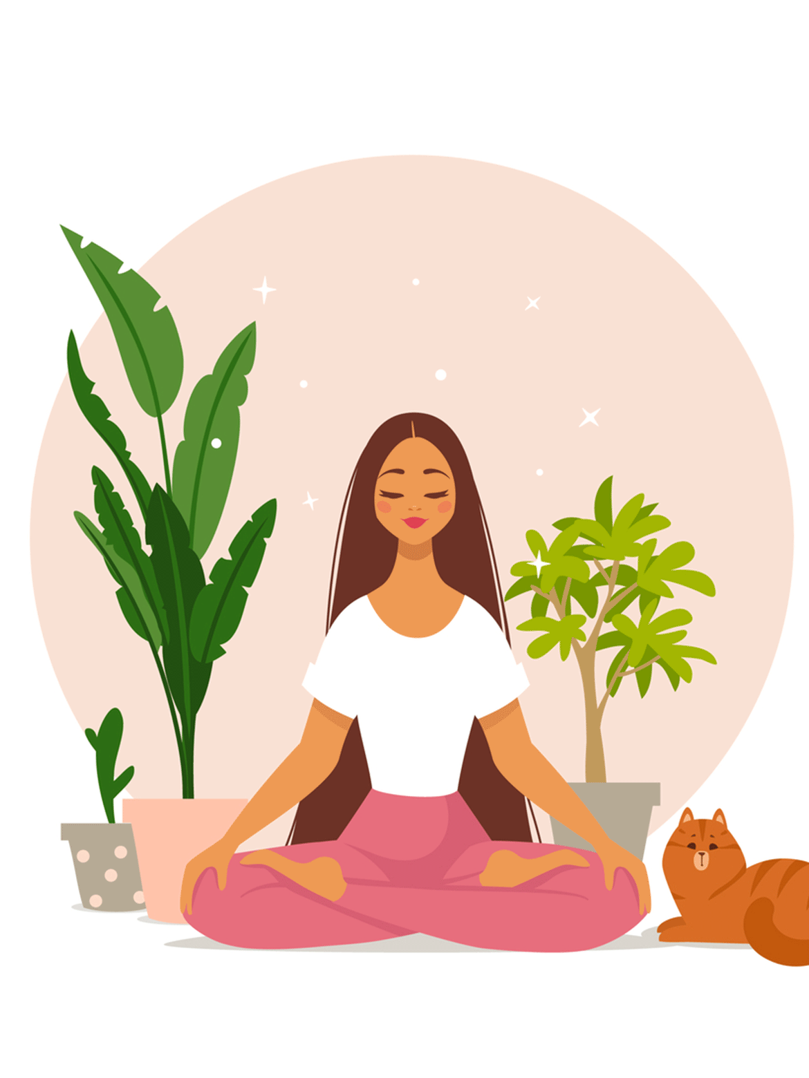 woman sitting in yoga pose with eyes closed png download - 2692*3156 - Free  Transparent Yoga Pose png Download. - CleanPNG / KissPNG