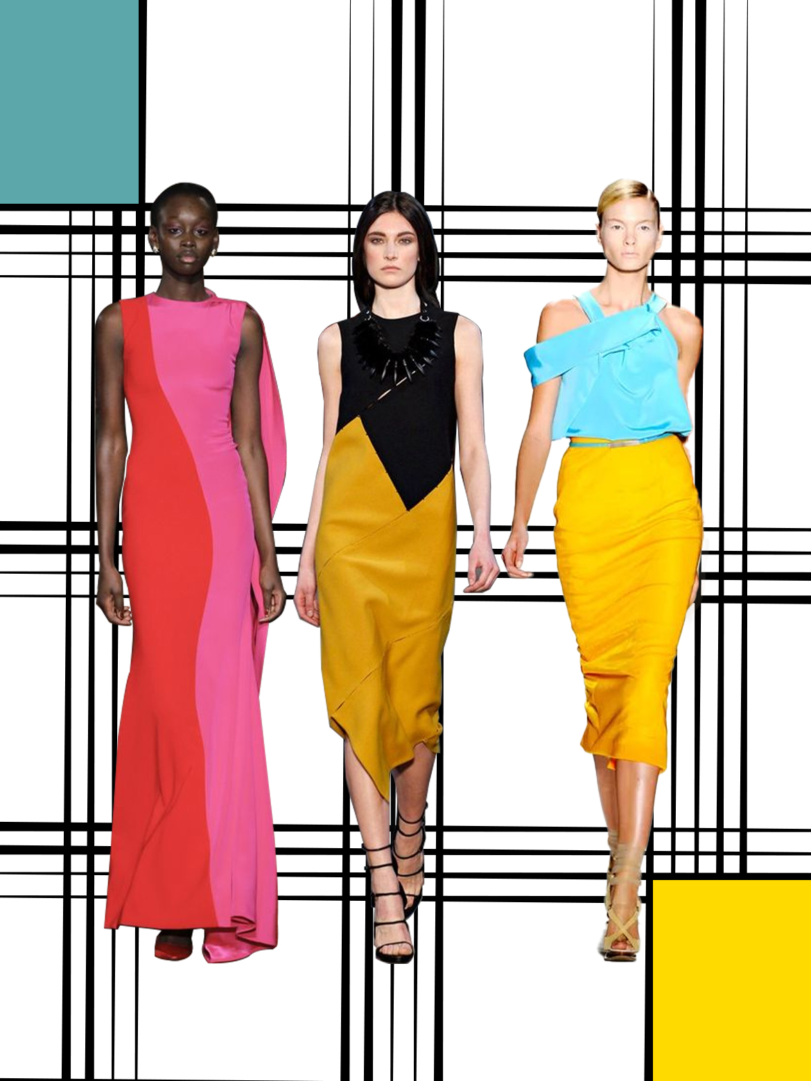 How to Wear Color Blocking Outfits? Color Block Fashion Style