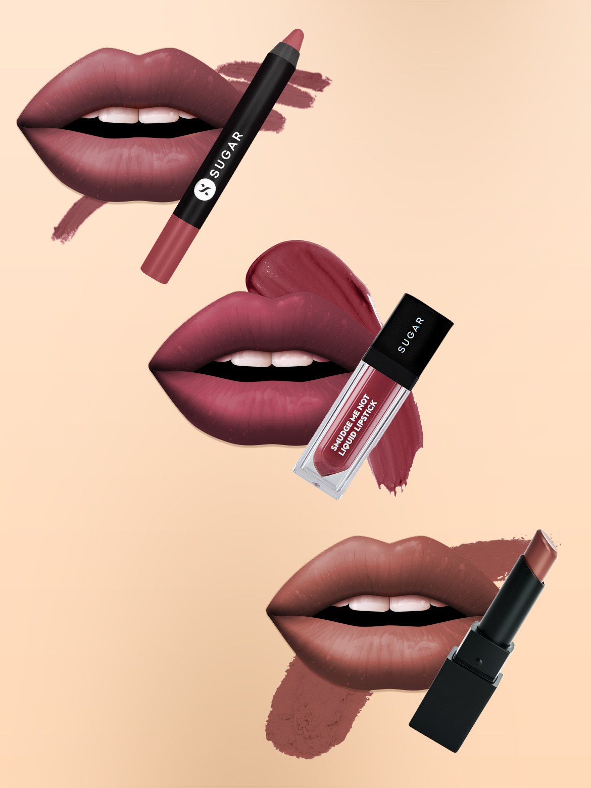 Stunning makeup looks 2021 : Rosy Pink Matte Lips