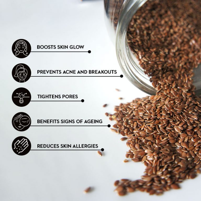 Flaxseeds for skin health